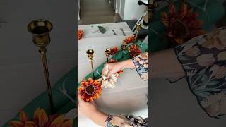 Trying the viral pool noodle centerpiece Fall home decor DIY [upl. by Leighton]