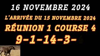 PMU QUINTÉ SAMEDI 16 NOVEMBRE 2024 À AUTEUIL RÉUNION 1 COURSE 6 DU JOUR [upl. by Adirem431]