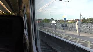 Leaving Newark North Gate On A Class 800 LNER 19724 [upl. by Sairu436]