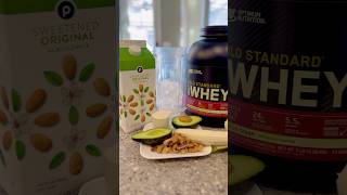 Taste Meets Gains My Favorite Protein Shake Recipe gains [upl. by Ytak]