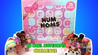 Num Noms 25 Sürpriz Dev Özel Seri Kutu LOL Bebekler ile Challenge Kim Hile Yaptı Bidünya Oyuncak [upl. by Ynnattirb]