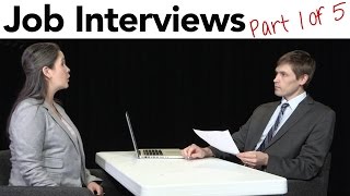 How to Interview for a Job in American English part 15 [upl. by Nilauqcaj251]