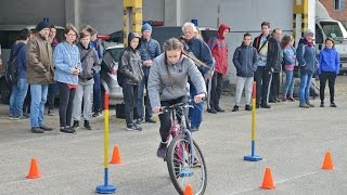 Kerékpáros ügyességi versenyek diákoknak Szombathelyen [upl. by Hayimas]