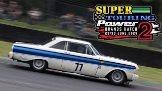 Classic Touring Car Racing Club  Pre 66 Races  Super Touring Power 2  Brands Hatch Indy 2024 [upl. by Elamrej165]