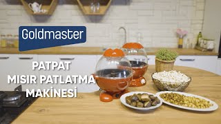 Goldmaster Patpat Mısır Patlatma kuruyemiş kavurma Makinesi [upl. by Ennaid264]