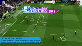 Sociable Soccer 24 Scoring with Style  The Ultimate Arcade Football Experience Gameplay [upl. by Goode]