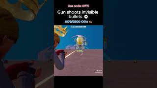 Gun shoots invisible bullets 💀 fortniteshorts fortnite [upl. by Ahsieyt743]