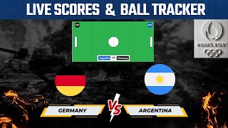 Germany Vs Argentina Hockey Live Scores amp Updates Hockey Paris Olympics 2024 QuarterFinals [upl. by Chee]