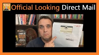 Official Looking Sneaky Direct Mail 📫 AAA Life Insurance [upl. by Bennion]