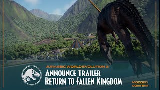 Jurassic World Evolution 2 Return to Fallen Kingdom  Announcement Trailer [upl. by Niret]