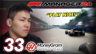 HAAS DRIVERS FIGHT F1 Manager 2024  S2E9  Canadian GP [upl. by Benia]