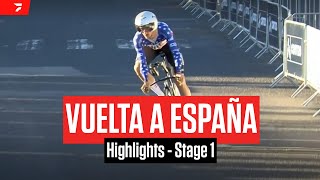 Vuelta a España 2024 Stage 1 Highlights [upl. by Greenlee]