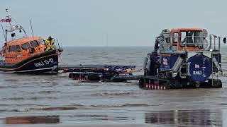 RNLI Recovering lifeboat Skegness [upl. by Deeann338]