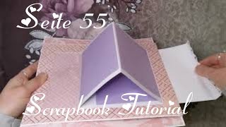 Scrapbook Tutorial Seite 55 [upl. by Kaylee982]