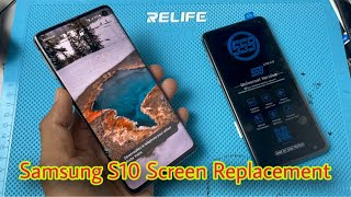 Samsung Galaxy S10 Screen Replacement  S10 Screen Restore [upl. by Trillbee200]