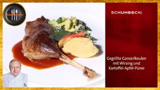 Alfons Schuhbeck  Gegrillte Ganserlkeule [upl. by Hopper]