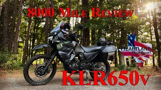 KLR 650 8000 Mile Review [upl. by Ahsahs]