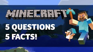 Amazing MINECRAFT FACTS amp QUIZ How much do you know about Minecraft [upl. by Partan513]