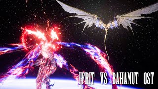 Final Fantasy XVI Ascension OST Ifrit Risen vs Bahamut Theme [upl. by Weidner404]