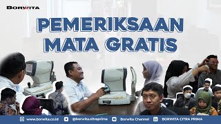 Employee Wellness Practice  Pemeriksaan Mata Gratis di Borwita Citra Prima [upl. by Akeber]