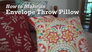 How to Make an Envelope Throw Pillow [upl. by Knudson]