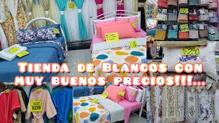 PRECIOS BAJOS😱Tienda de Blancos COBIJAS ALMOHADAS SÁBANAS TOALLAS CORTINAS🤑ROPA de CASA [upl. by Zelle]