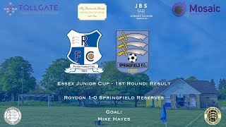 Roydon 10 Springfield Reserves [upl. by Aissatsan755]