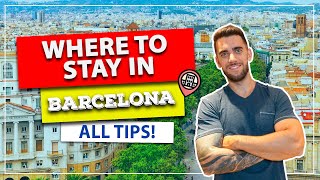 ☑️ Where to stay in BARCELONA The best neighborhoods and regions And how to save big on hotel [upl. by Erdnad]