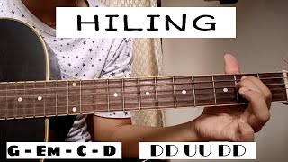 Hiling Guitar Tutorial  Jay  R Siaboc Easy Chords [upl. by Togram448]