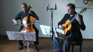 GranadosDanza espanola No5cello and guitar [upl. by Accber]