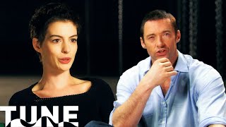 Behind the Scenes of Les Miserables with Hugh Jackman Anne Hathaway and More  TUNE [upl. by Mercier]