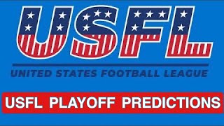 USFL Football Playoff Picks amp Predictions 2023 [upl. by Brendon154]