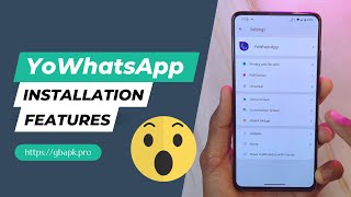 YoWhatsApp Latest Features Installation Guide 2023 Update [upl. by Nytsirc]