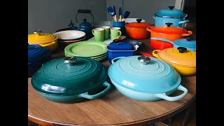 My Le Creuset Collection Spring May 2021 [upl. by Kall98]