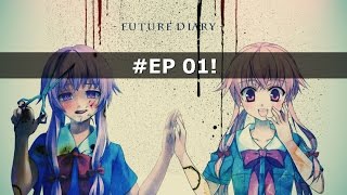 Mirai Nikki  Future Diary Episode 01 Dub [upl. by Eeznyl]