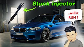 BMW F10 M5 compression testing and injector replacement Part 2 [upl. by Fretwell]