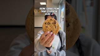 Rating cookies from cheap to expensive in NYC 🇺🇸 [upl. by Meaghan]