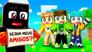 Como Athos conheceu seus amigos no Minecraft [upl. by Welcher]