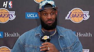 LeBron James Talks BIG WIN vs Clippers Postgame Interview [upl. by Aerdnaz209]