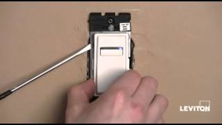 Leviton How To Change a Dimmer Color [upl. by Nonnah]