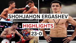 Shohjahon Ergashev 230 Highlights amp Knockouts [upl. by Ylellan]