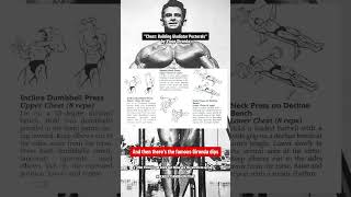 Vince Gironda on building great chest muscles [upl. by Ecnedac]