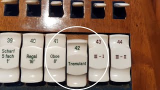 Der Tremulant  Orgel  Schalmei 4 [upl. by Atnes]