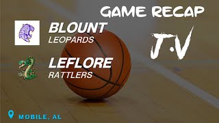 Leflore Vs Blount jv Game 2 [upl. by Eiramesor]