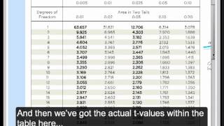 Finding Pvalue from Test Statistic tdistribution [upl. by Oiramaj906]