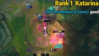 Rank 1 Katarina ShowMaker was Amazed by This Katarina OTP [upl. by Trilbi246]