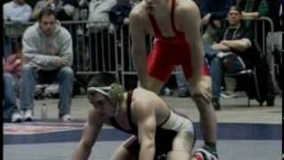 Dustin Schlatter Ohio vs Brent Metcalf Michigan  Part1 [upl. by Noeled914]