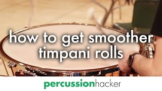 4 ways to make your timpani rolls smoother [upl. by Munn668]