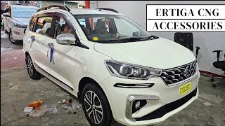 Maruti Suzuki Ertiga CNG Accessories  Modification Ertiga 62687 77684 [upl. by Eserahs]