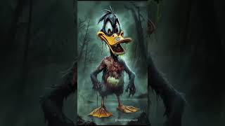 Daffy Duck and Zombie looneytunes daffyduck zombie cartoon horror darklooneytunes [upl. by Judye]